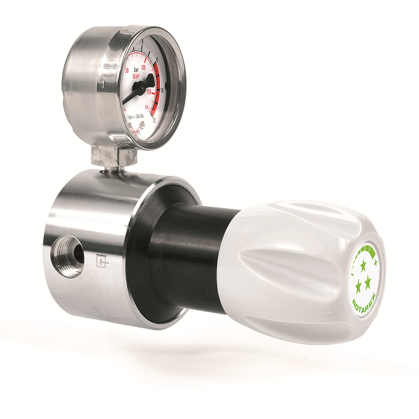 Diaphragm low pressure regulator with balanced valve for food industry - S15 F